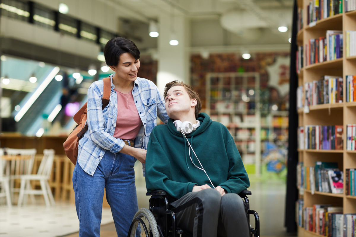 étudiants handicapés